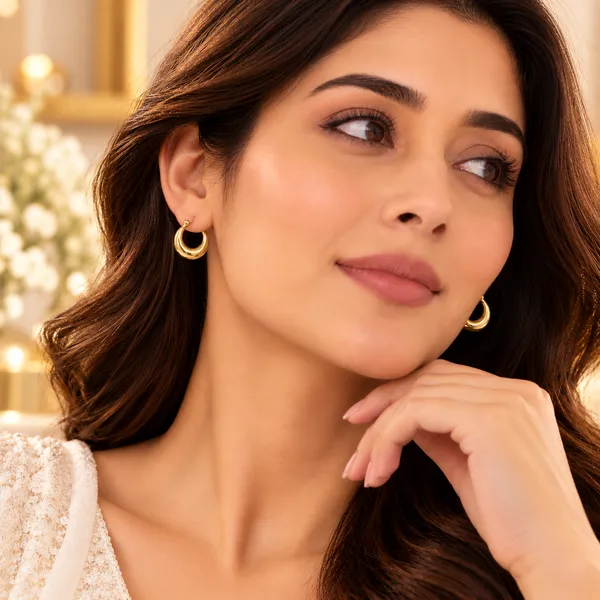 Luna_Sculpted_Hoop_Earrings_18k_Gold_Plated_Default_Title