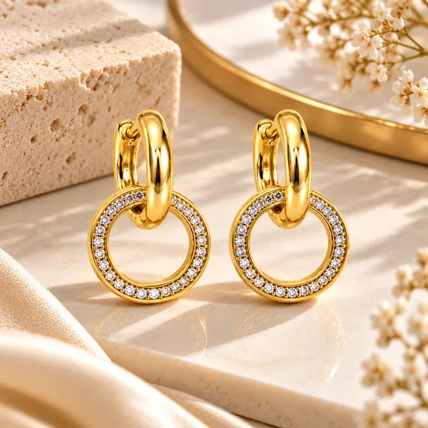 Celeste_Pav_Circle_Drop_Earrings_18k_Gold_Plated_Default_Title