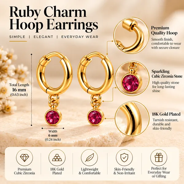 Ruby_Red_Stone_Drop_Hoop_Earrings_18k_Gold_Plated_Default_Title