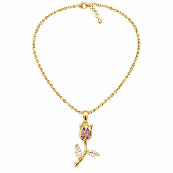 Tulip_Gemstone_Pendant_Necklace_18k_Gold_Plated_Default_Title