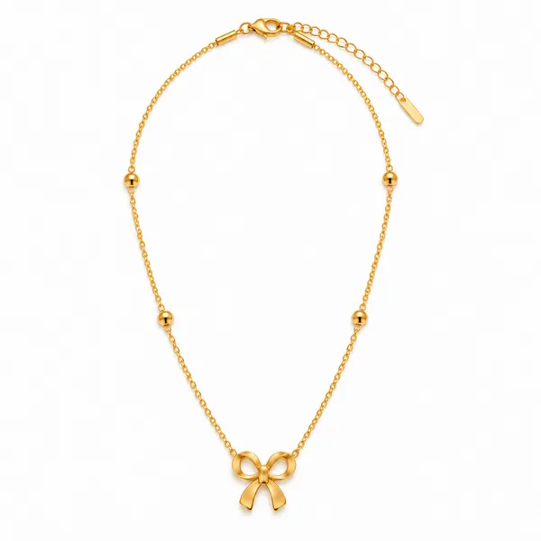 Elegant_Bow_Pendant_Necklace_18k_Gold_Plated_Default_Title