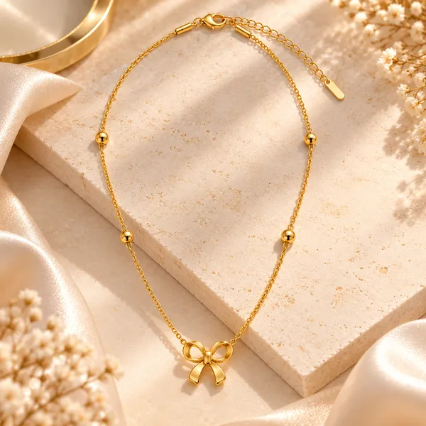 Elegant_Bow_Pendant_Necklace_18k_Gold_Plated_Default_Title