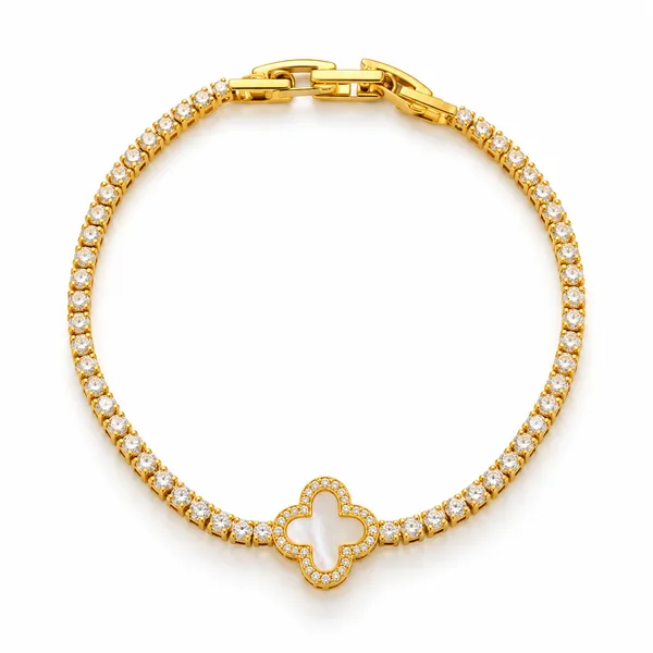Clover_Pearl_Bracelet_18k_Gold_Plated_Default_Title
