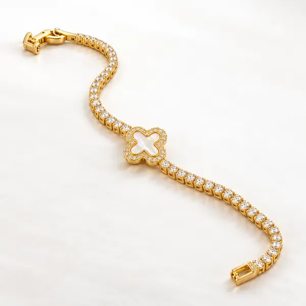 Clover_Pearl_Bracelet_18k_Gold_Plated_Default_Title