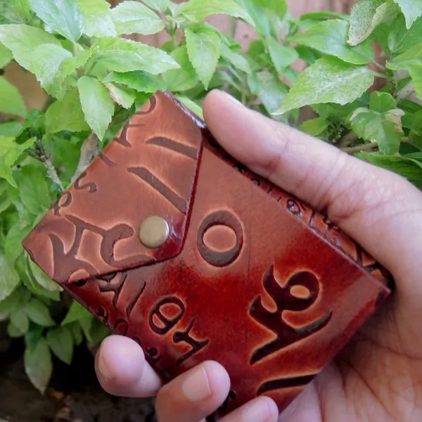 Yoga_Wallet_-_Lost_Indic_Script-_Kaithi_/_Mindfulness