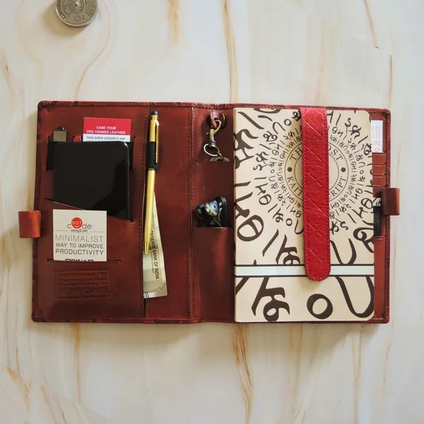 Reusable_A5_Notebook_Organiser_-_Lost_Indic_Script-_Kaithi_/_Mindfulness