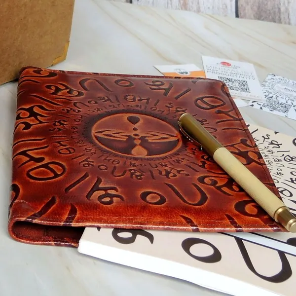 Reusable_A5_Notebook_Organiser_-_Lost_Indic_Script-_Kaithi_/_Mindfulness