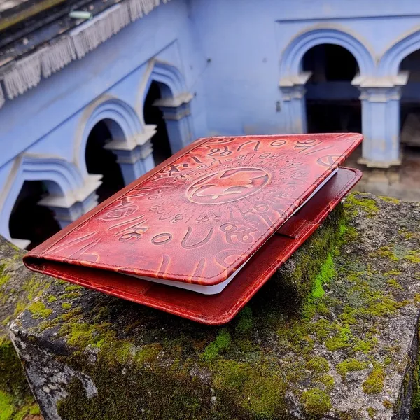 Reusable_A5_Notebook_Cover-_Lost_Indic_Script-_Kaithi_/_One_Goal