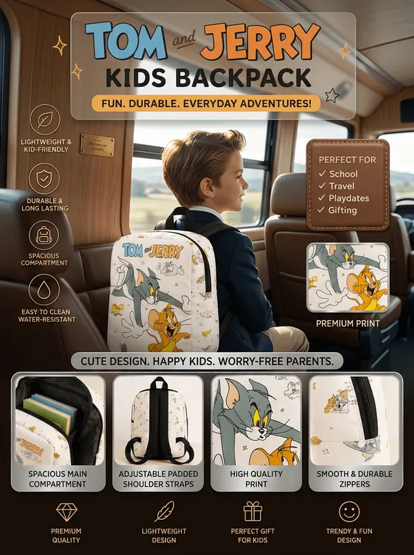Backpack_Tom_Jerry_Kids_Class_Pre_Nursery_To_Class_7_Freesize_Default_Title