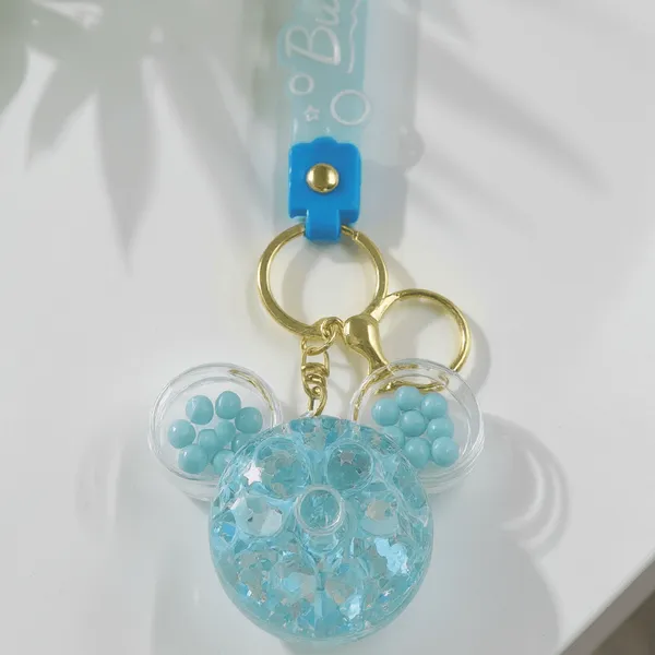Keychain_Bubble_Mickey_Shaker_Glitter_Ocean_Blue