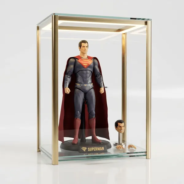 Anime_Super_Man_Of_Steel_Premium_21_Cm_With_Extra_1_Laser_Eye_Head_2_Hands_Default_Title
