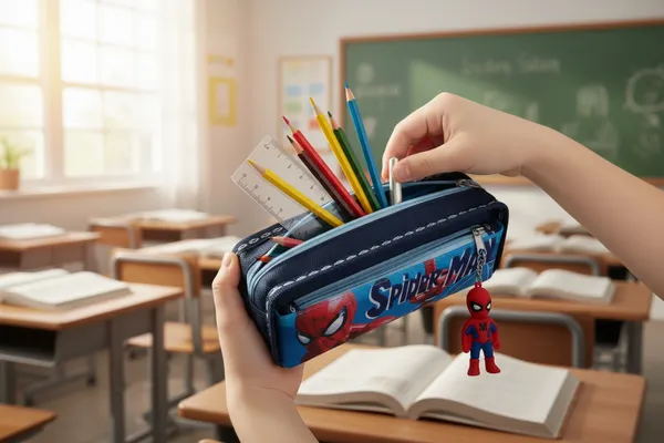 Stationary_Pouch_Spidey_Themed_Web_Hero_Multi_Compartment_Premium_Pencil_Pouch_With_3d_Character_Charm_Default_Title