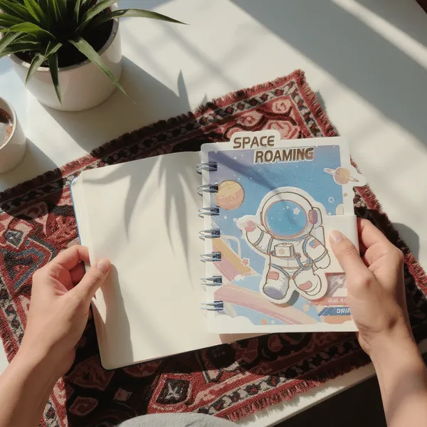 Space_Roaming_Astronaut_Mini_Spiral_Notepad_Cute_Pocket_Diary_With_Magnetic_Closure_Default_Title