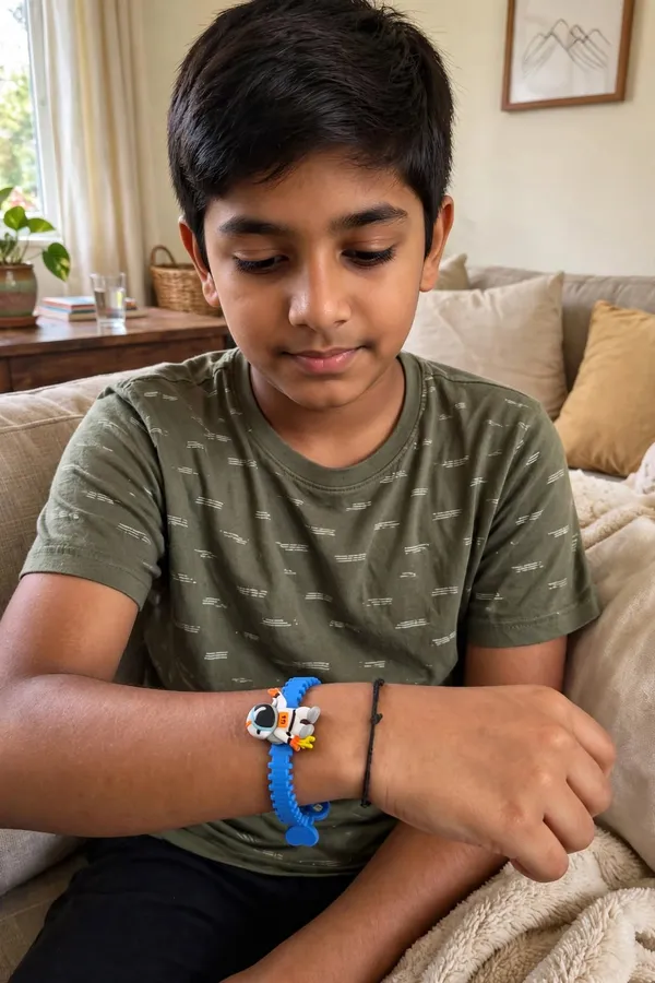 Cute_Space_Astronaut_Adjustable_Silicone_Wristband_Flexible_Cartoon_Charm_Bracelet_For_Kids_Default_Title