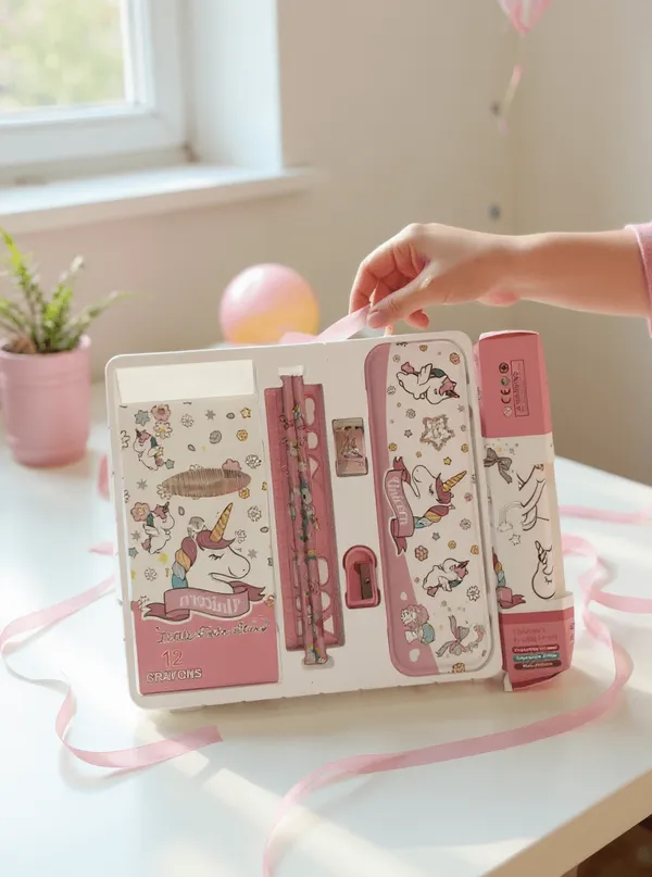 Magical_Unicorn_Kids_Stationery_Gift_Set_Metal_Pencil_Box_12_Crayons_Pencils_Ruler_Sharpener_Coloring_Scroll_Kit_Default_Title