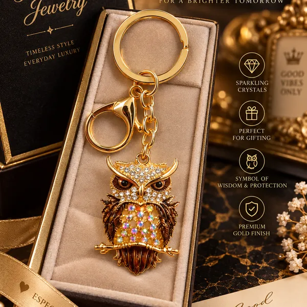 Keychain_Charm_Aura_Crystal_Owl_Gold_Silver_Coated_Crafted_With_Royal_Sweden_Jewellery_Default_Title