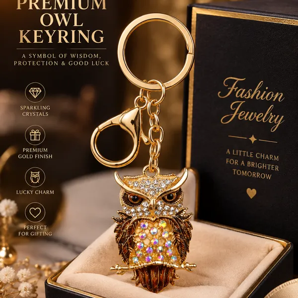 Keychain_Charm_Aura_Crystal_Owl_Gold_Silver_Coated_Crafted_With_Royal_Sweden_Jewellery_Default_Title