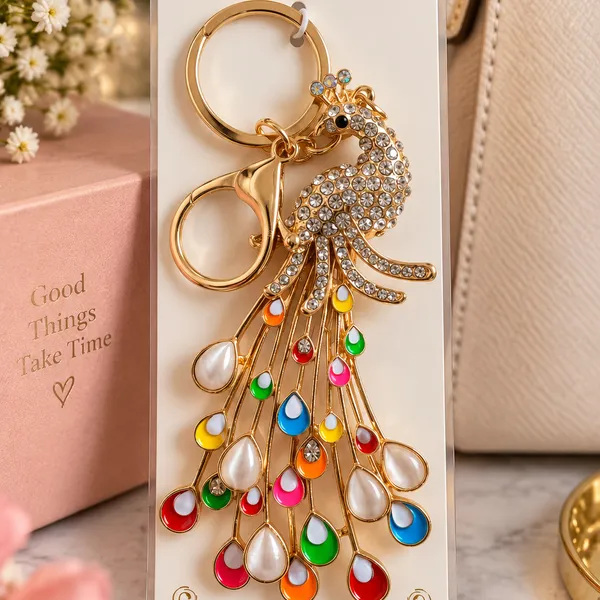 Keychain_Royal_Multicolor_Peacock_Crystal_Keychain_Default_Title