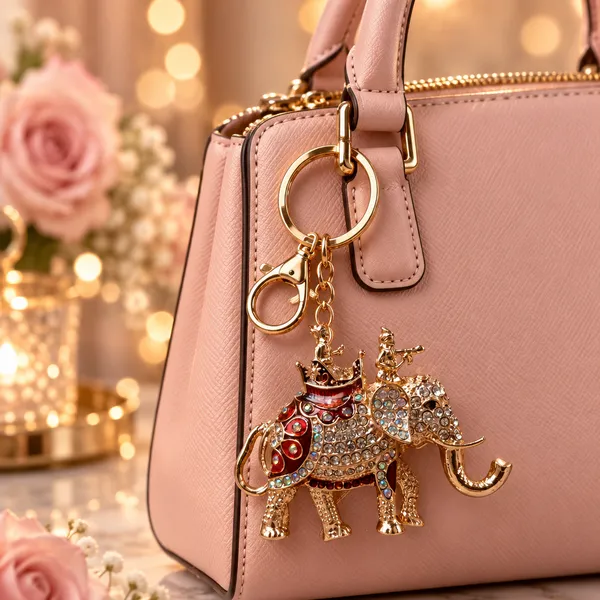 Keychain_Chhatrapati_Shivaji_With_Royal_Elephant_Crystal_Rhinestone_Default_Title