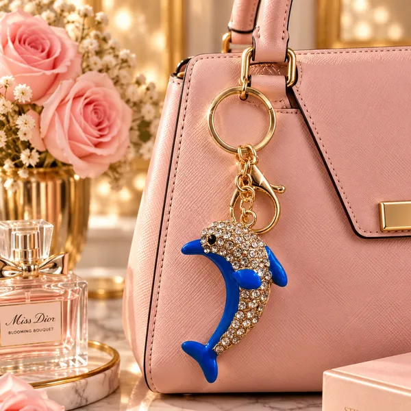 Keychain_Sparkling_Blue_Dolphin_Crystal_Keychain_Default_Title
