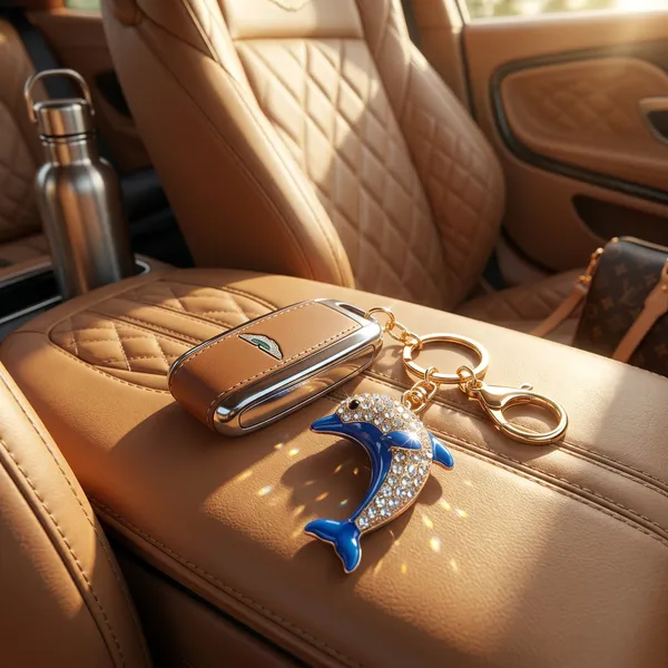 Keychain_Sparkling_Blue_Dolphin_Crystal_Keychain_Default_Title