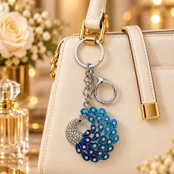Keychain_Royal_Peacock_Bling_Keychain_Bag_Charm_Default_Title
