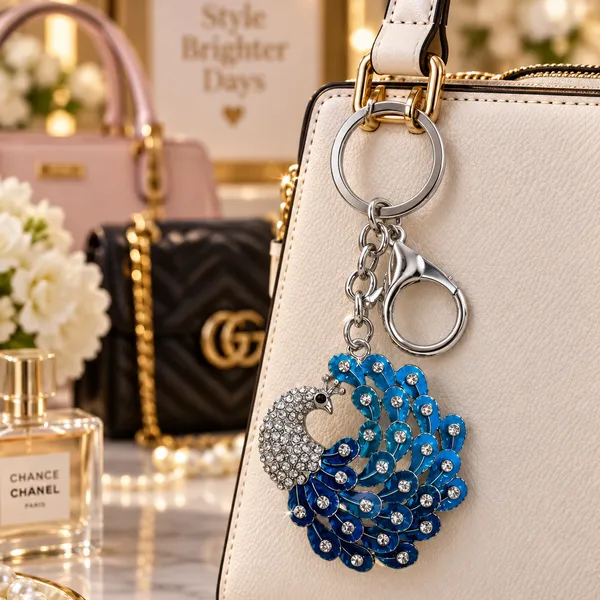 Keychain_Royal_Peacock_Bling_Keychain_Bag_Charm_Default_Title