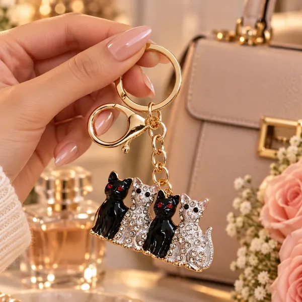 Keychain_Cat_Squad_Bling_Keychain_Bag_Charm_Default_Title