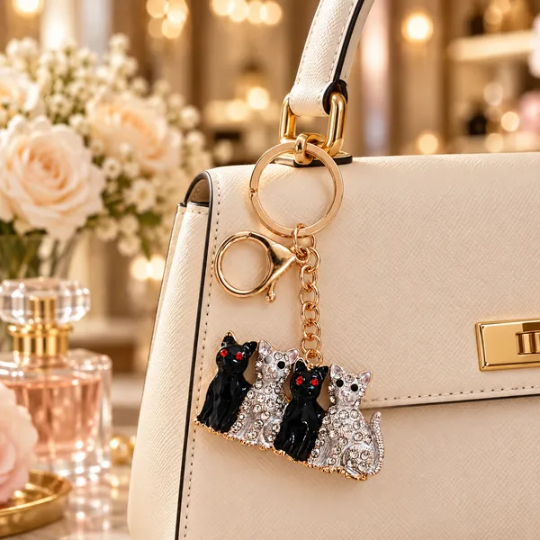 Keychain_Cat_Squad_Bling_Keychain_Bag_Charm_Default_Title