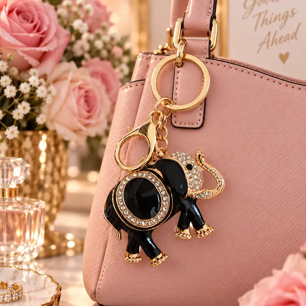Keychain_Midnight_Elephant_Bling_Keychain_Bag_Charm_Default_Title