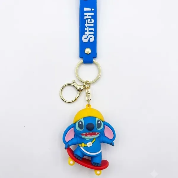 Keychain_Blue_Alien_Skate_Buddy_3d_Keychain_Default_Title