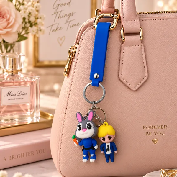 Keychain_Bunny_Duo_3d_Character_Keychain_With_Blue_Wrist_Strap_Default_Title