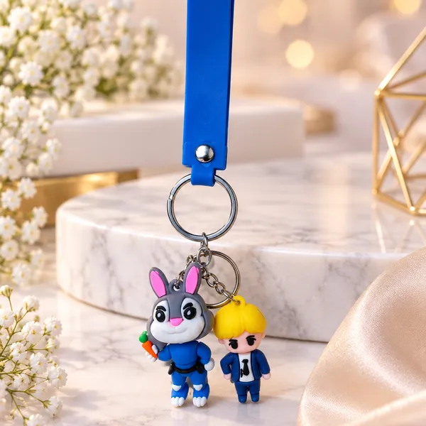 Keychain_Bunny_Duo_3d_Character_Keychain_With_Blue_Wrist_Strap_Default_Title