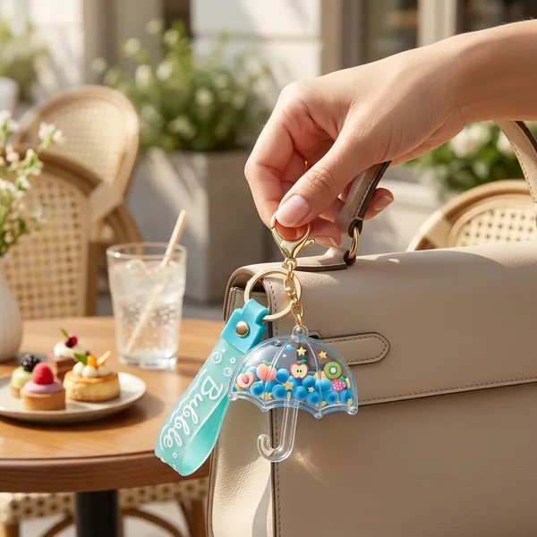 Keychain_Bubble_Pop_Umbrella_Shaker_Keychain_With_Wrist_Strap_Blue