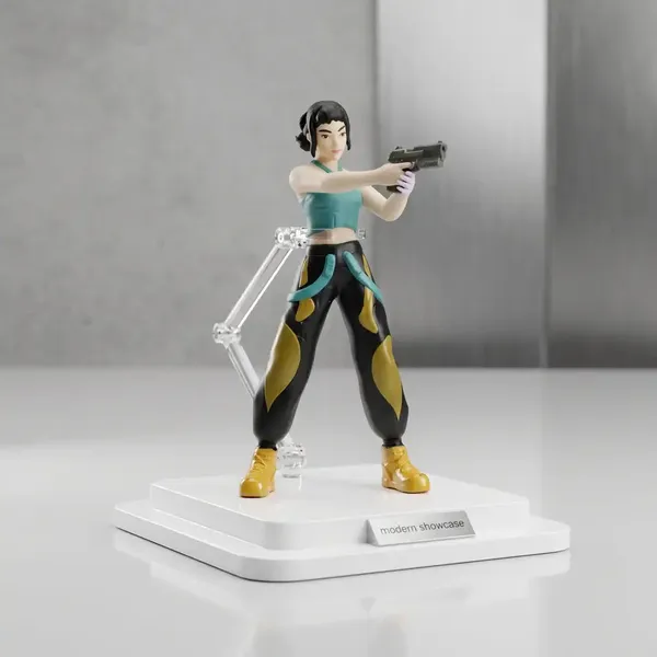 Anime_Neon_Street_Warrior_Female_Fashion_Doll_Size_14_5_Cm_Default_Title