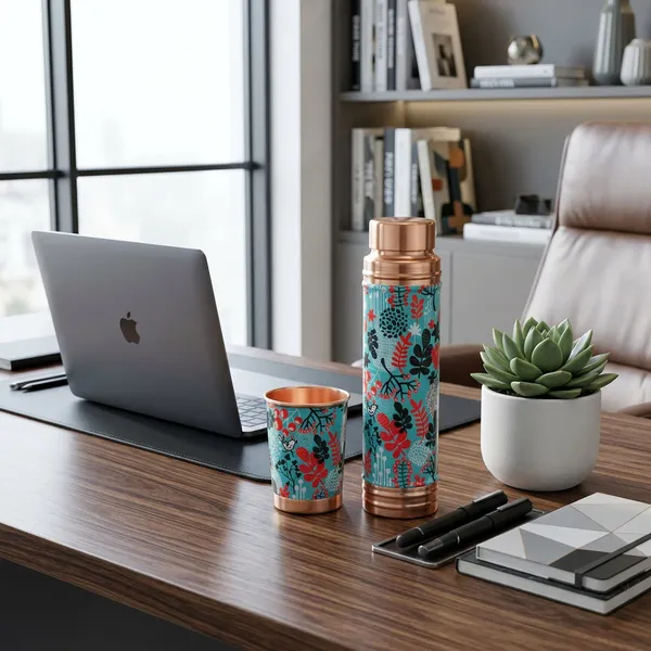 Bottle_Premium_Turquoise_Floral_Bottle_Tumbler_Gift_Set_750_Ml_Bottle_With_Matching_Cup_Default_Title