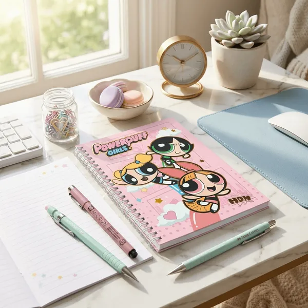 Spiral_Notebook_Powerpuff_Girls_Printed_With_Glossy_Character_Cover_Pink_Default_Title