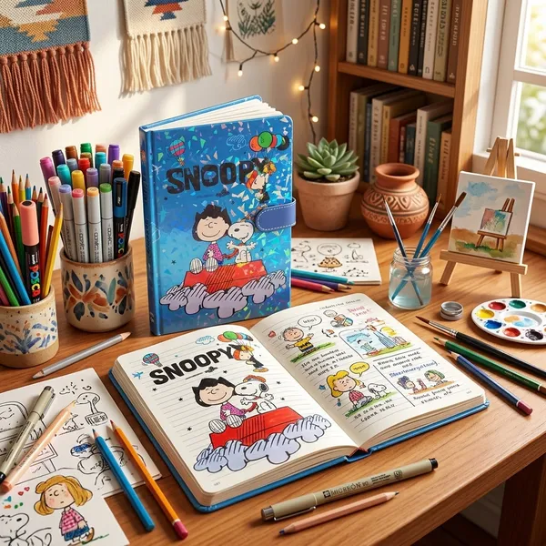 Diary_Blue_Holographic_Cartoon_With_Strap_Closure_Default_Title