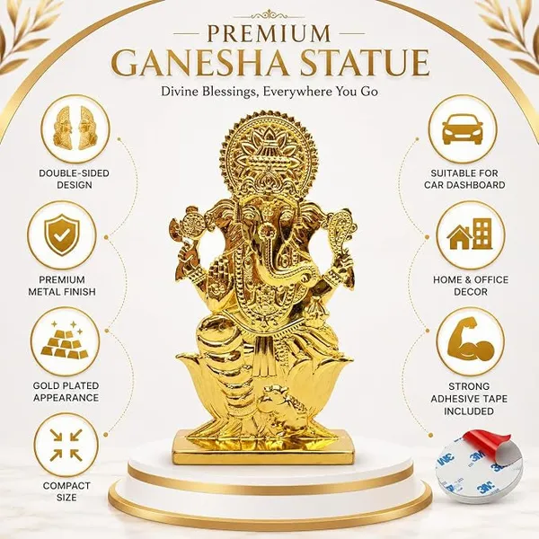 Idol_Divine_Blessings_Premium_Gold_Plated_Lord_Ganesha_Default_Title