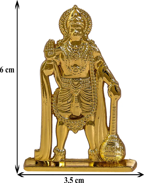 Idol_Gold_Toned_Metal_Figurine_Of_Lord_Hanuman_Default_Title