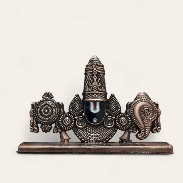 Idol_Silver_Finish_Metal_Of_Lord_Venkateswara_Tirupati_Balaji_Default_Title