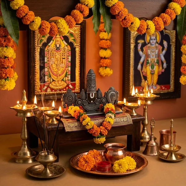 Idol_Silver_Finish_Metal_Of_Lord_Venkateswara_Tirupati_Balaji_Default_Title