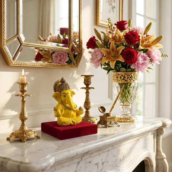 Idol_Yellow_And_Gold_Polyresin_Lord_Ganesha_Default_Title