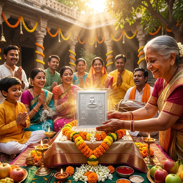 Idols_Vinishq_999_Silver_Plated_Navkar_Mantra_Photo_Frame_Default_Title