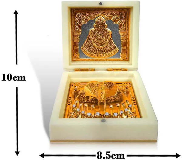 Idol_Gold_Plated_Khatu_Shyam_Ji_Charan_Paduka_And_Photo_Frame_Default_Title