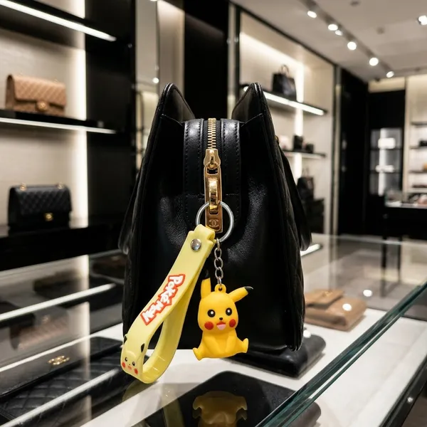 Keychain_3d_Silicone_Pikachu_Default_Title