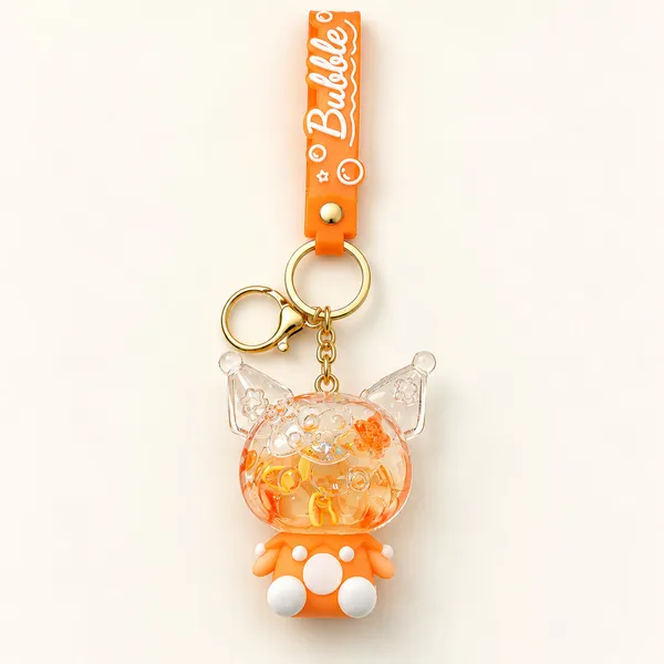 Keychain_Floating_Liquid_And_Quicksand_Acrylic_Multicolor_Orange