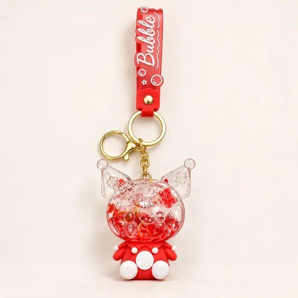 Keychain_Floating_Liquid_And_Quicksand_Acrylic_Multicolor_Red