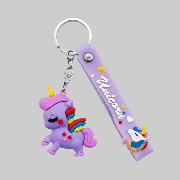Keychain_Cute_Purple_3d_Silicone_Unicorn_Default_Title