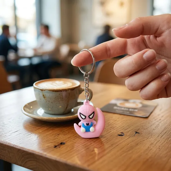 Keychain_Pink_Pider_M_N_Moon_Design_Default_Title